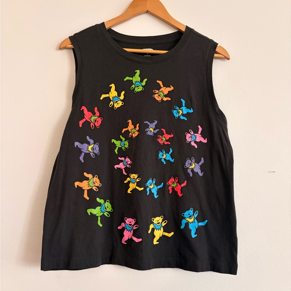 Grateful Dead Dancing bears cotton tank